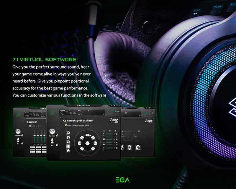 EGA หูฟังเกม Type-H6