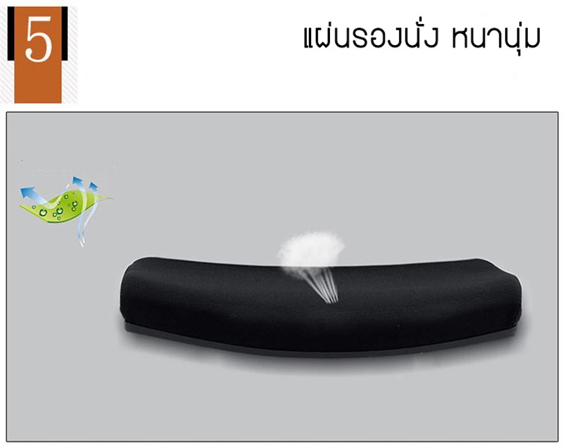 TS Modern Living เก้าอี้สำนักงาน ตาข่าย ทรงสูง ปรับระดับ มีล้อลาก รุ่น CH0002BK