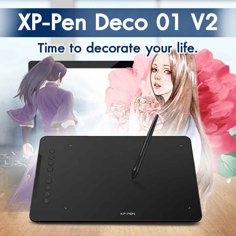 XP-Pen เม้าส์ปากกา Deco 01 V2