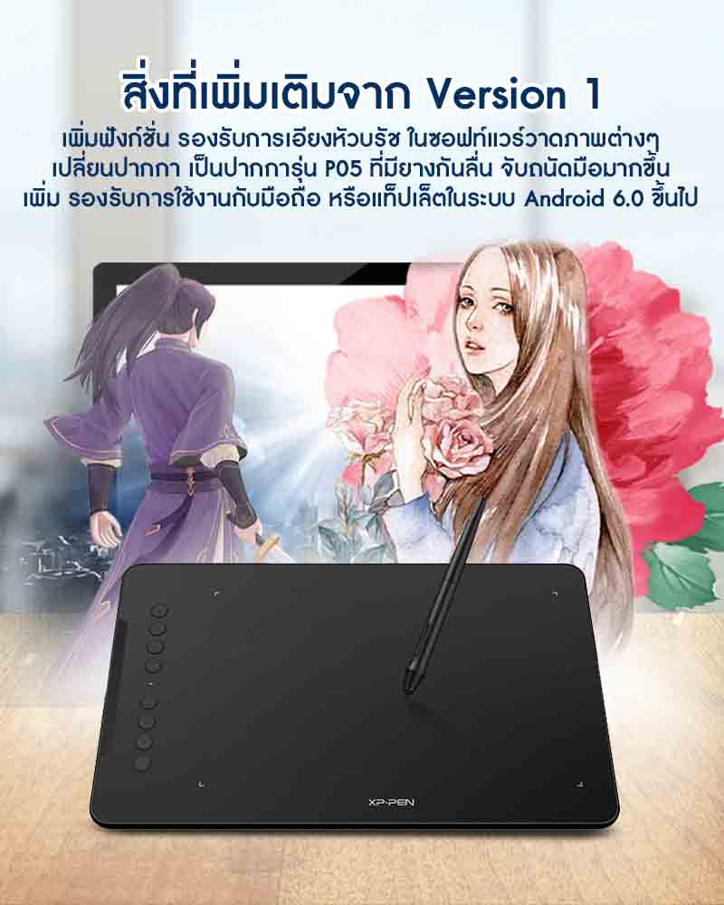 XP-Pen เม้าส์ปากกา Deco 01 V2