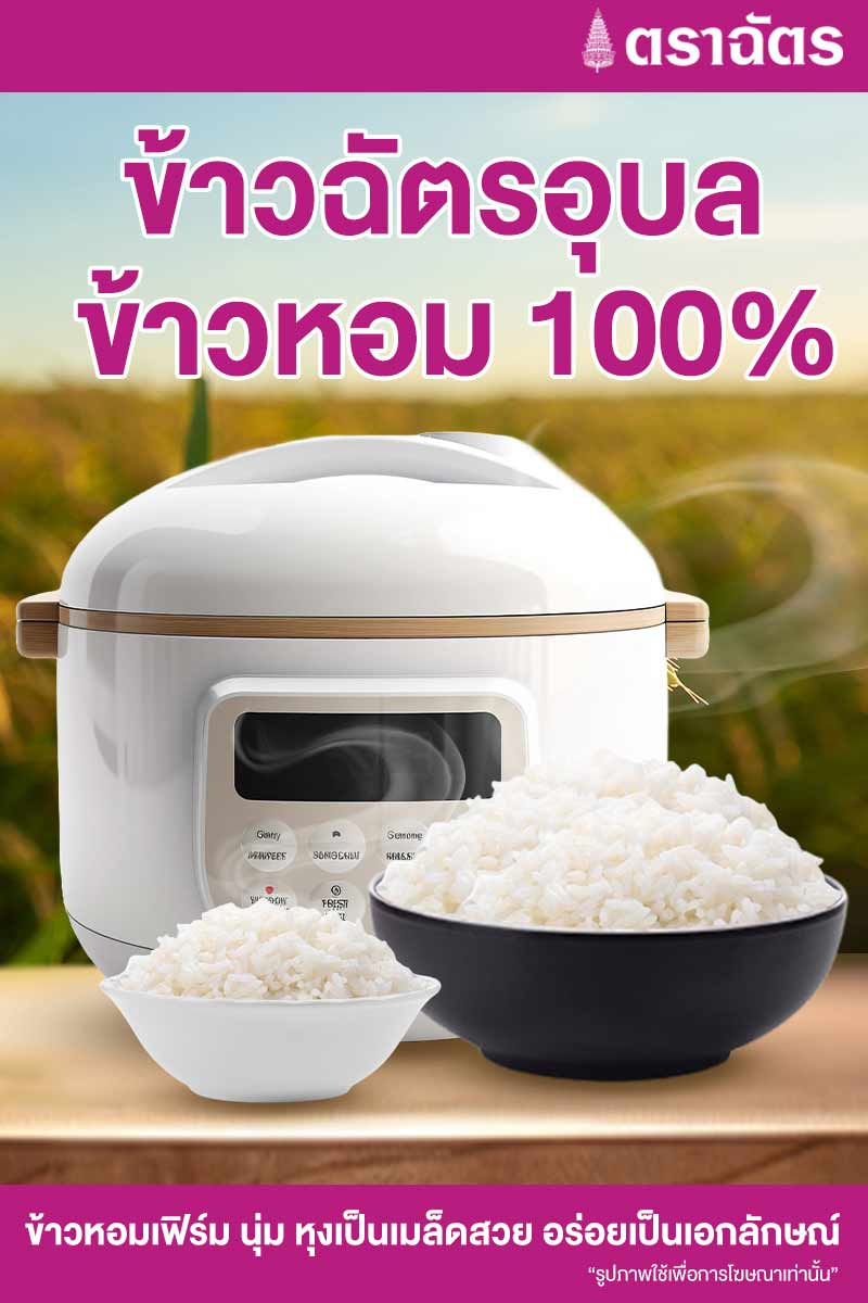 ฉัตรอุบล ข้าวหอม 100% 15 กิโลกรัม