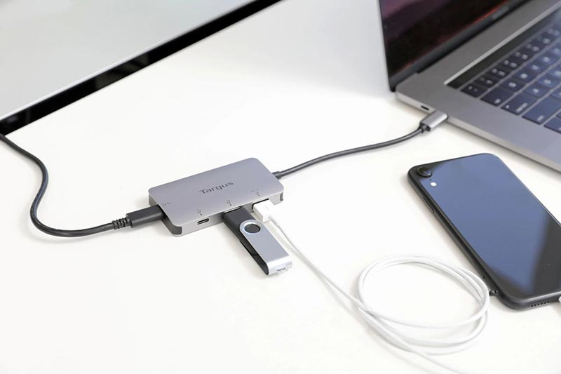 Targus อุปกรณ์ขยายช่องสัญญาณ USB-C Multi-Port HUB with 100W PD