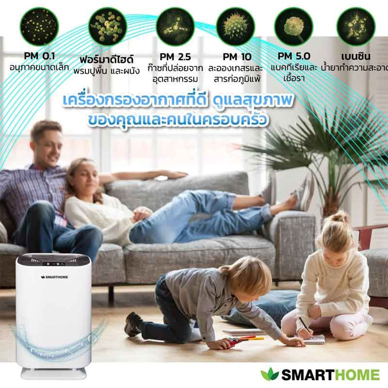 SMARTHOME เครื่องกรองอากาศ รุ่น AP-180