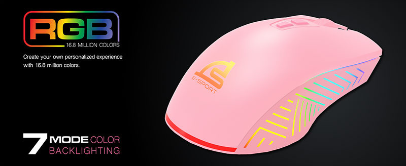 SIGNO E-Sport เม้าส์เกม PINKKER GM-951P