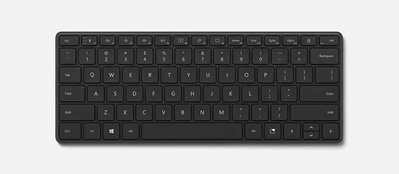 Microsoft คีย์บอร์ดไร้สาย Designer Compact Keyboard  (ไทย - อังกฤษ Keyboard)