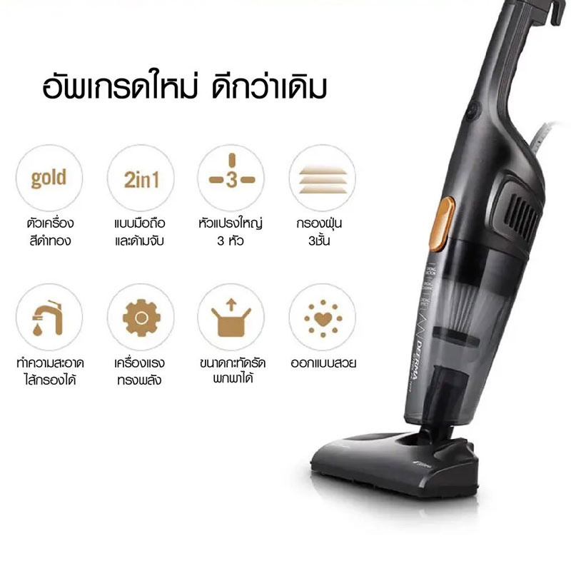 Deerma เครื่องดูดฝุ่นในบ้าน รุ่น DX115C