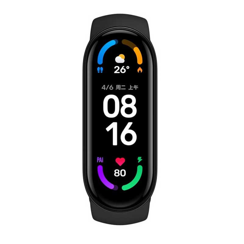 Xiaomi  สายรัดข้อมืออัจฉริยะ รุ่น Mi Band 6 - Black