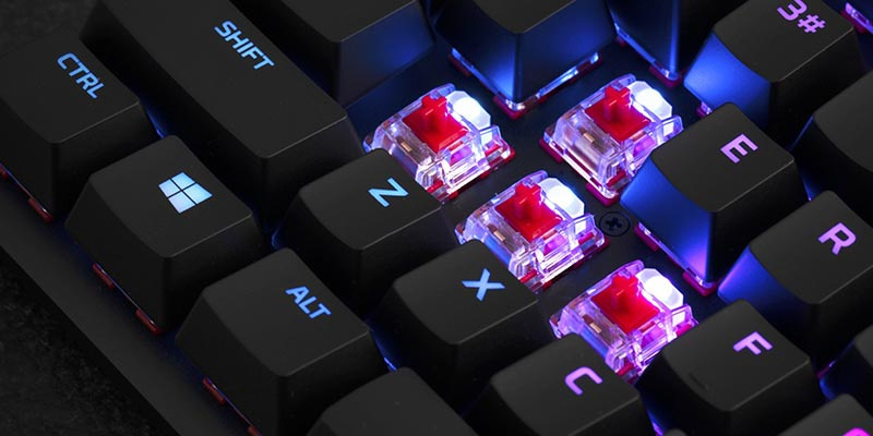 HyperX คีย์บอร์ดเกม Alloy Origins Core Blue Switch