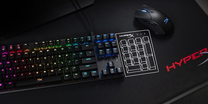 HyperX คีย์บอร์ดเกม Alloy Origins Core Blue Switch