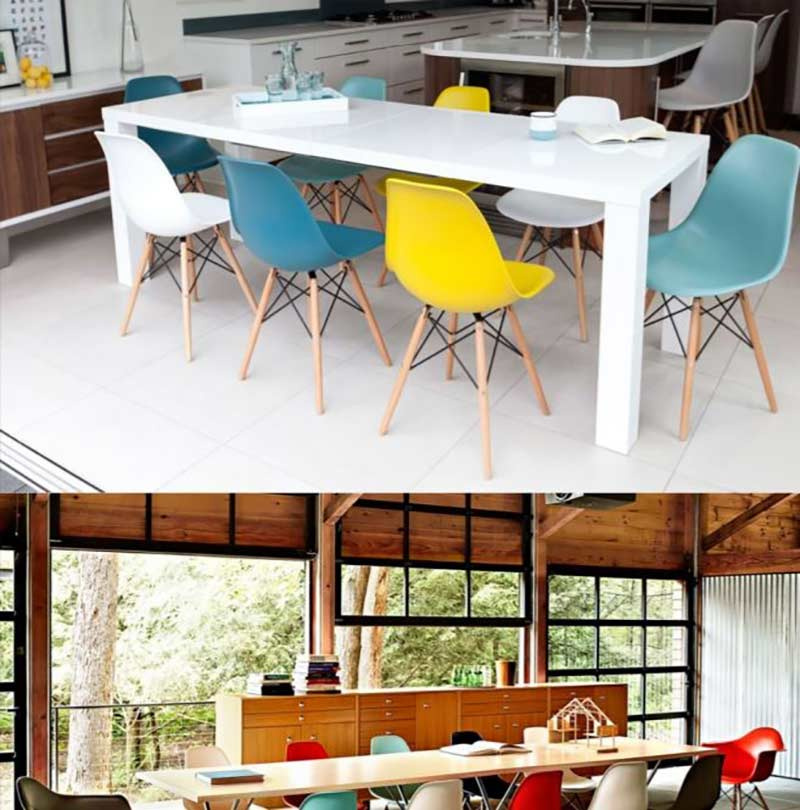 ESPACIO EAMES เก้าอี้ดีไซน์โค้งมน