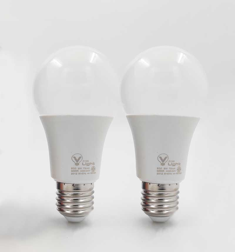 V Five Light หลอดLED Bulb 9W Warmwhite (แพ็กคู่)