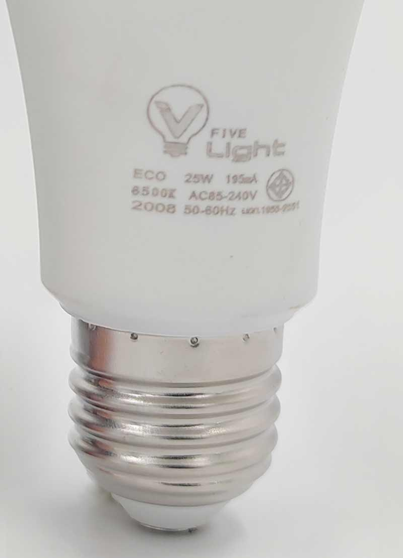 V Five Light หลอดLED Bulb 25W Daylight