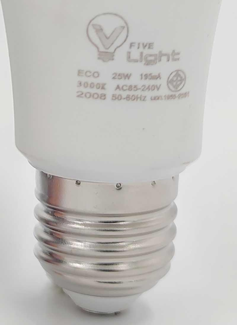 V Five Light หลอดLED Bulb 25W Warmwhite