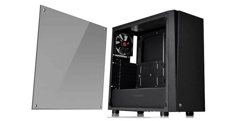 Thermaltake เคสคอมพิวเตอร์ Versa J21 Tempered Glass Edition