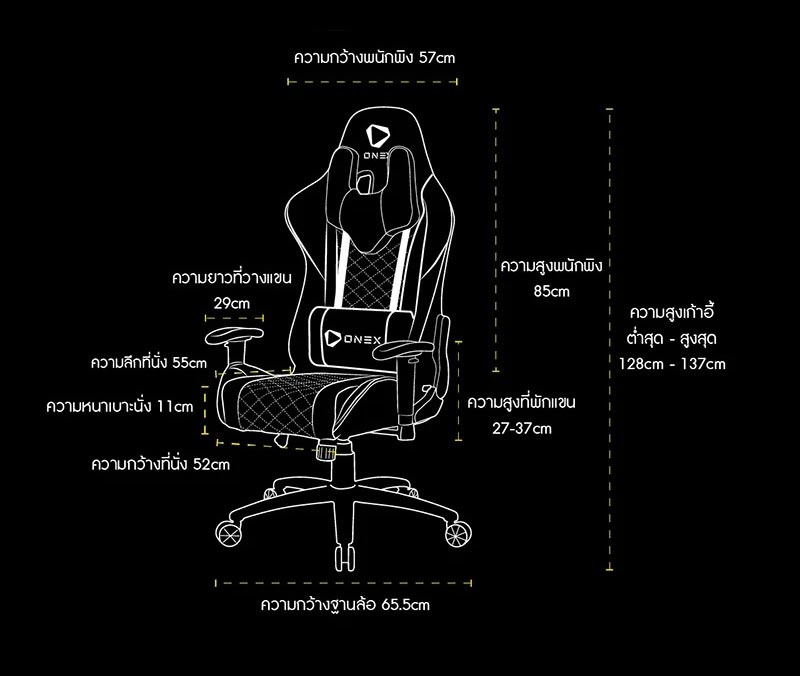 ONEX เก้าอี้เกมมิ่ง GX3