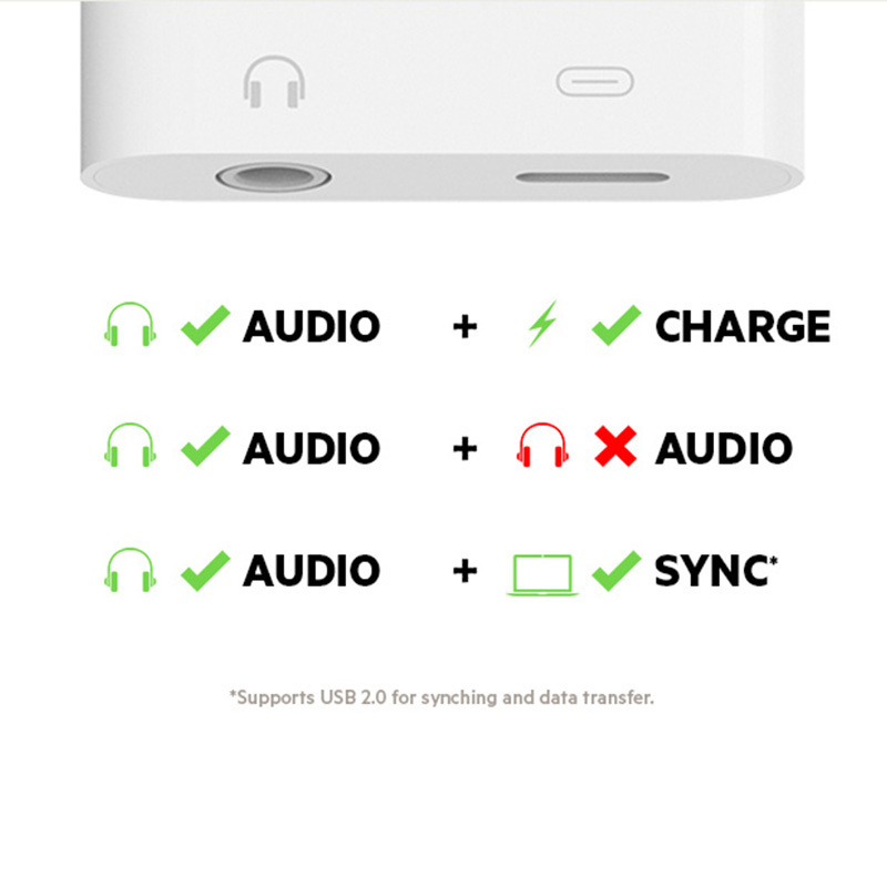 Belkin อุปกรณ์แปลงสัญญาณ (F8J212btWHT) 3.5 mm Audio + Charge RockStar