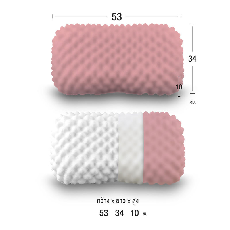 SiamLatex ปลอกหมอนยางพารา รุ่น Colorful สำหรับ หมอนยางพารา รุ่น Durian และ Durian Charcoal