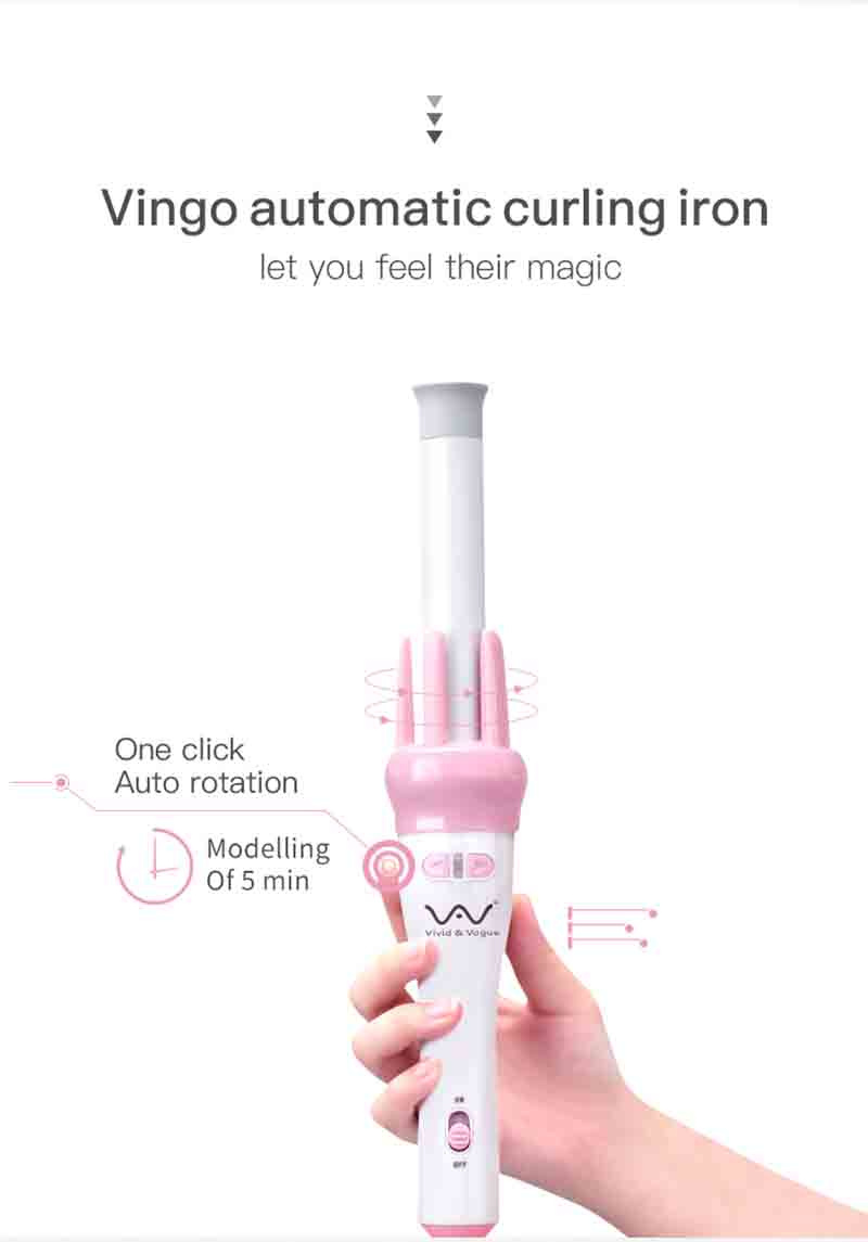 Vivid & Vogue เครื่องม้วนผมอัตโนมัติ Automatic curling iron 28 มม. (รุ่น VAV-022B)