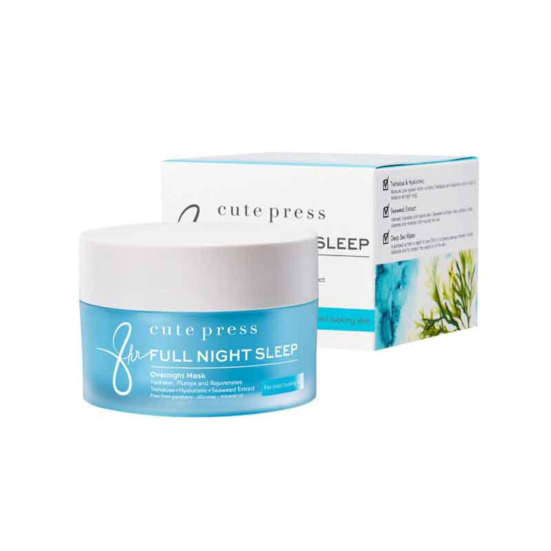 Cute Press 8hr Full Night sleep overnight mask 50 g.