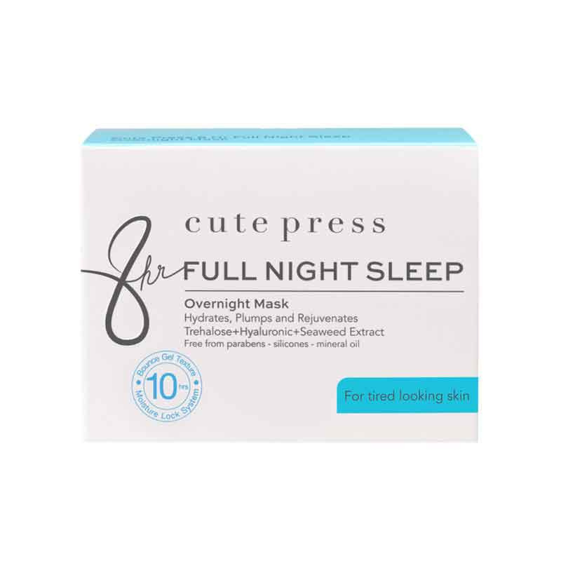 Cute Press 8hr Full Night sleep overnight mask 50 g.