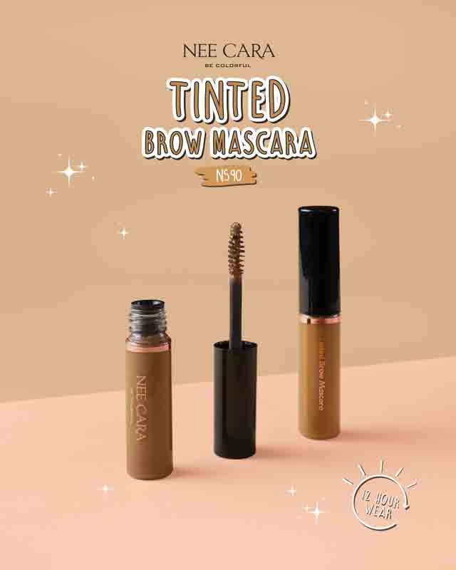 NEE CARA มาสคาร่าปัดคิ้ว TINTED BROW MASCARA N590 4.5g #01 Peanut