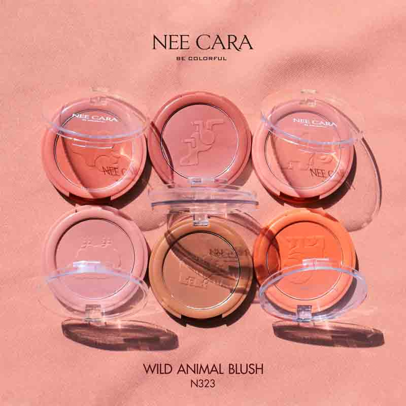 NEE CARA บลัชออน WILD ANIMAL BLUSH N323 8 กรัม #01 Squirrel