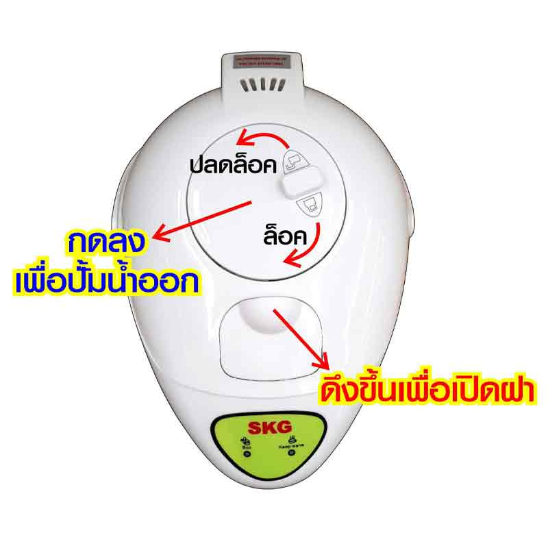 SKG กระติกน้ำร้อน 2.5 ลิตร รุ่น KG-2501 คละลาย