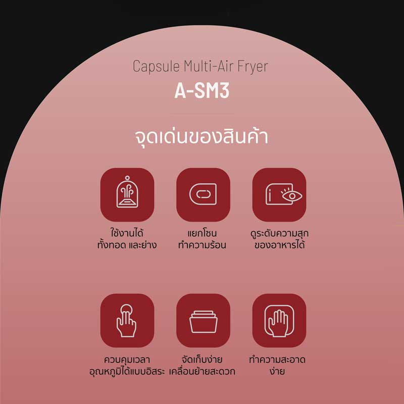 Alectric หม้อทอดพร้อมเตาย่าง ไร้น้ำมัน รุ่น AF-CA1