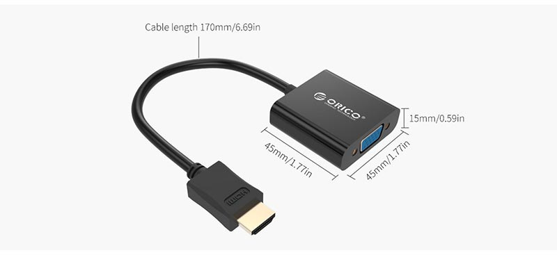 ORICO Display /HDMI Adapter DHTV-C20