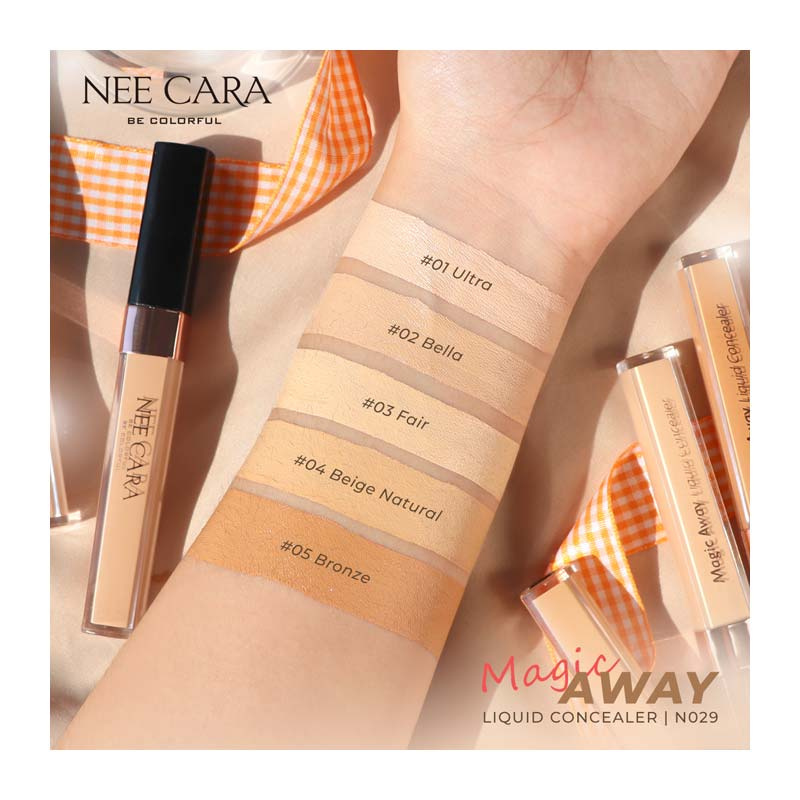 NEE CARA คอนซิลเลอร์ LIMITLESS LIQUID CONCEALER 6มล. N029 No.05 Bronze