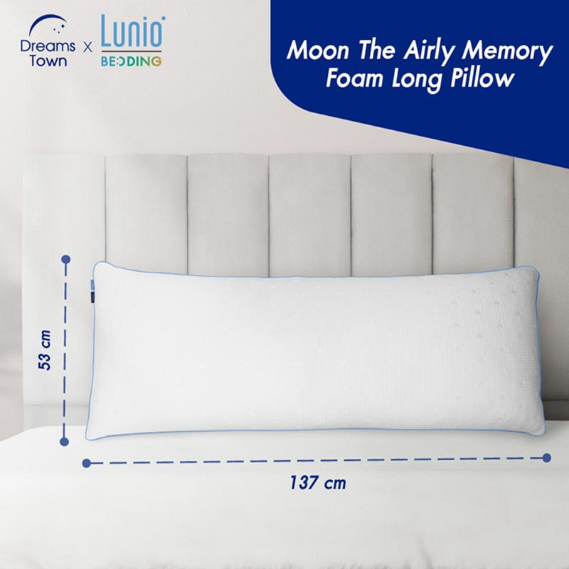 Lunio หมอนบอดี้ หมอนหนุนทรงยาว รุ่น The Airly Long Moon Series