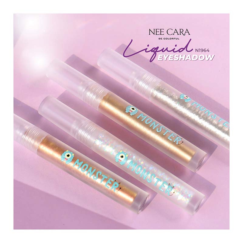 NEE CARA ลิควิดอายแชโดว์ MONSTER LIQUID EYESHADOW N1964 2.5 กรัม - สี 01 Inside U