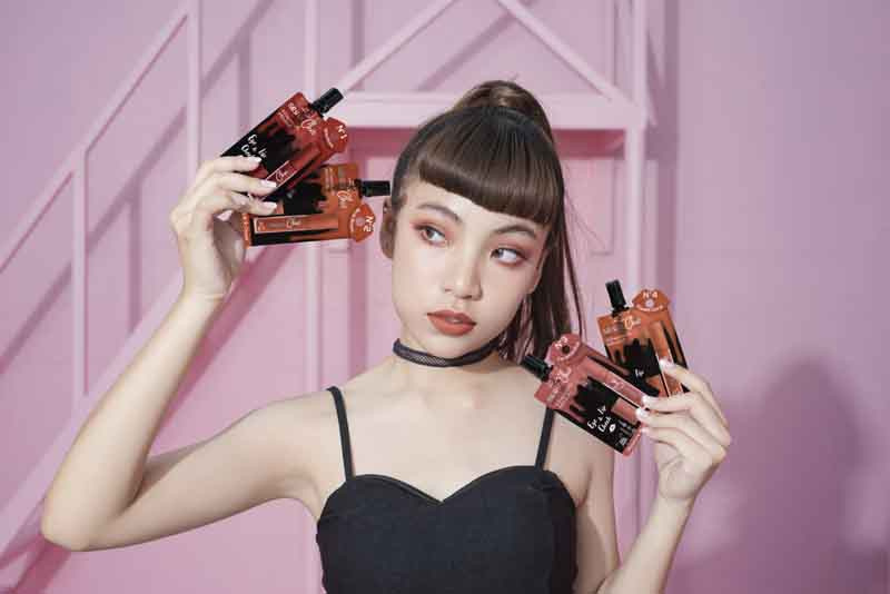 Nami ลิปจุ่มเนื้อแมตต์ Make Up Pro Seoul Chic Moisture Matte Lip & Cheek 2 กรัม สี 01 Wild Rose (6 ชิ้น/กล่อง)