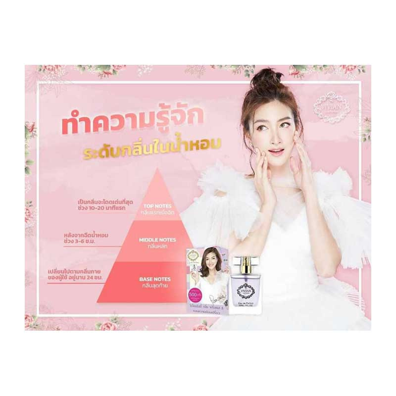 VIVIAN น้ำหอม PARFUM LILY 30 มล. กลิ่น PRINCESS 9 (สไตล์ผู้ดีอังกฤษ) + PRINCESS 12 (สไตล์หญิงสาวบริสุทธิ์)