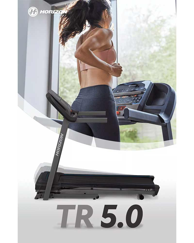 Jason ลู่วิ่งไฟฟ้า Horizon Treadmill TR5.0 (รองรับการเชื่อมต่อ Zwift)