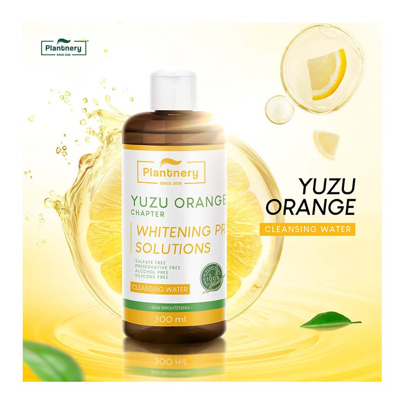 Plantnery คลีนซิ่งวอเตอร์ Yuzu Orange Cleansing Water 300 มล.