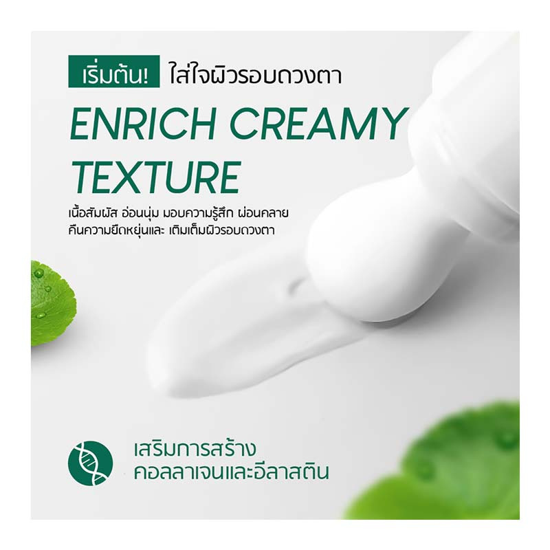 Plantnery ครีมบำรุงรอบดวงตา Cica Centella Ceramide Eye Cream 15 กรัม