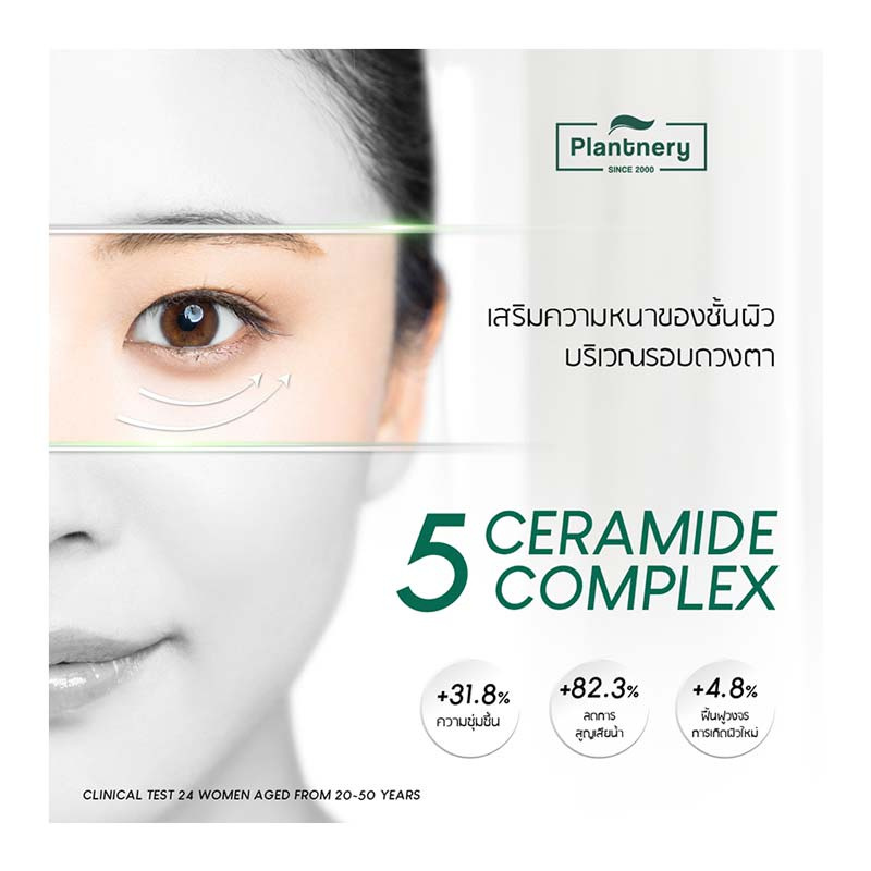 Plantnery ครีมบำรุงรอบดวงตา Cica Centella Ceramide Eye Cream 15 กรัม