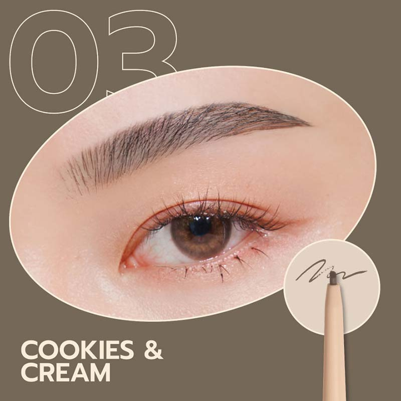 Charmiss ดินสอเขียนคิ้ว Brookie Brow Slim Pencil 0.06 กรัม