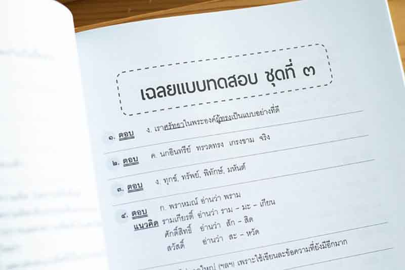 หนังสือ รวมโจทย์ภาษาไทย สอบเข้า ม.1 โรงเรียนชื่อดังทั่วประเทศ 05