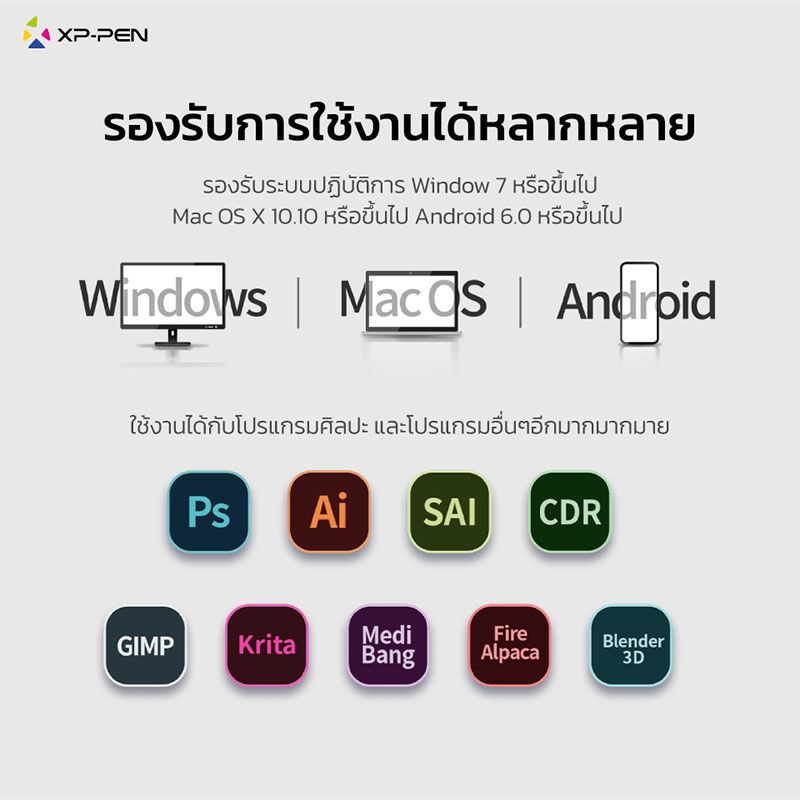 XP-Pen เม้าส์ปากกา รุ่น Deco L 