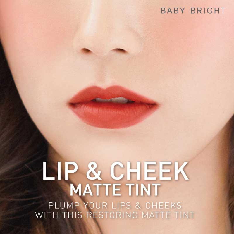 Baby Bright ลิปเนื้อแมตต์ Lip and Cheek Matte Tint 2.4 กรัม