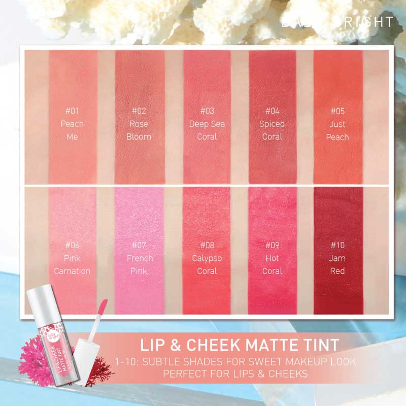 Baby Bright ลิปเนื้อแมตต์ Lip and Cheek Matte Tint 2.4 กรัม