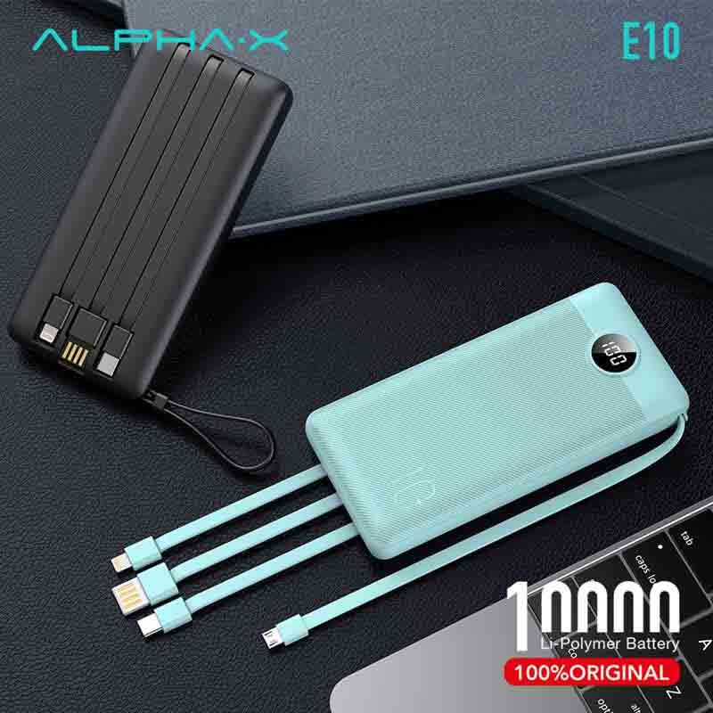 Alpha.X Power Bank 10000 mAh รุ่น E10