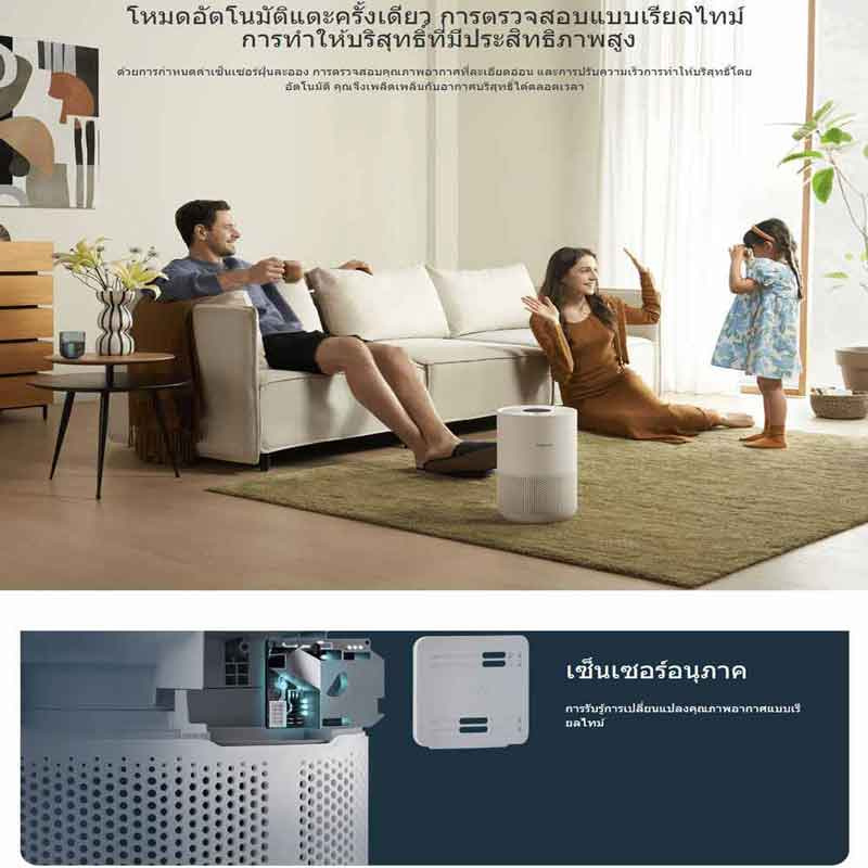 Xiaomi เครื่องฟอกอากาศ 16-27 ตร.ม. รุ่น Air Purifiers 4 Compact