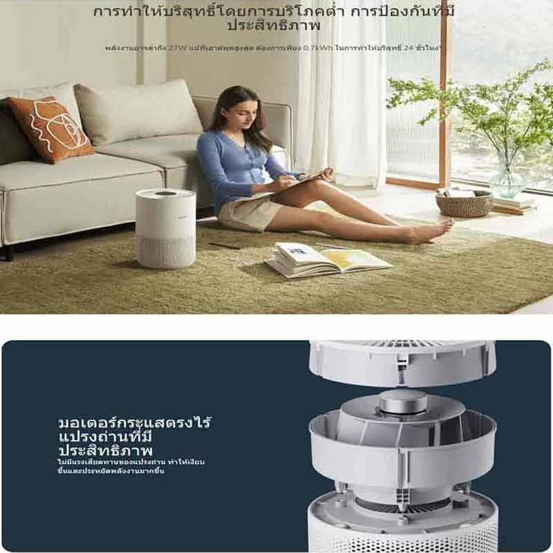 Xiaomi เครื่องฟอกอากาศ 16-27 ตร.ม. รุ่น Air Purifiers 4 Compact