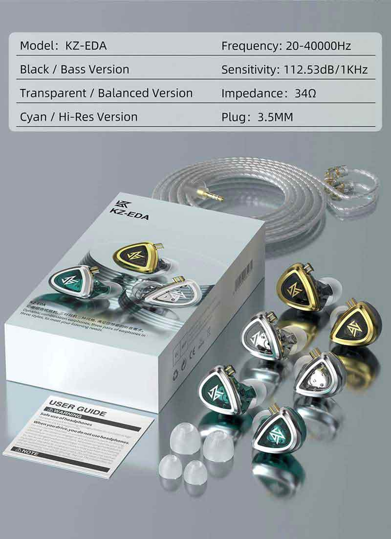 KZ หูฟัง In-Ear รุ่น EDA