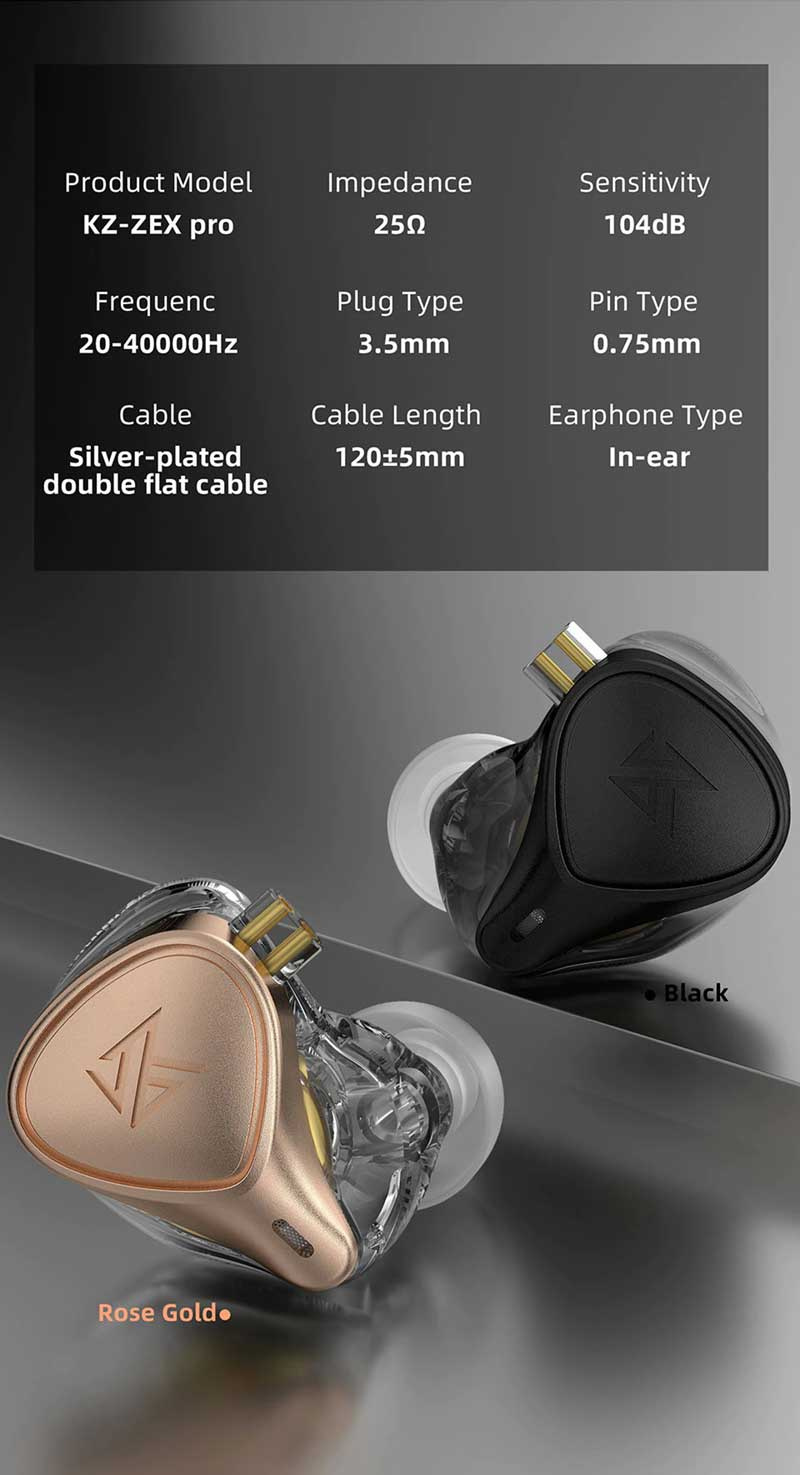 KZ หูฟัง In-Ear รุ่น ZEX PRO