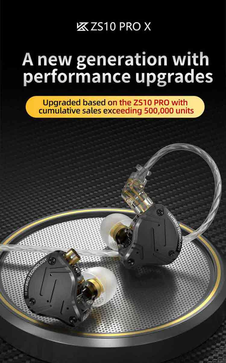 KZ หูฟัง In-Ear รุ่น ZS10 Pro X 