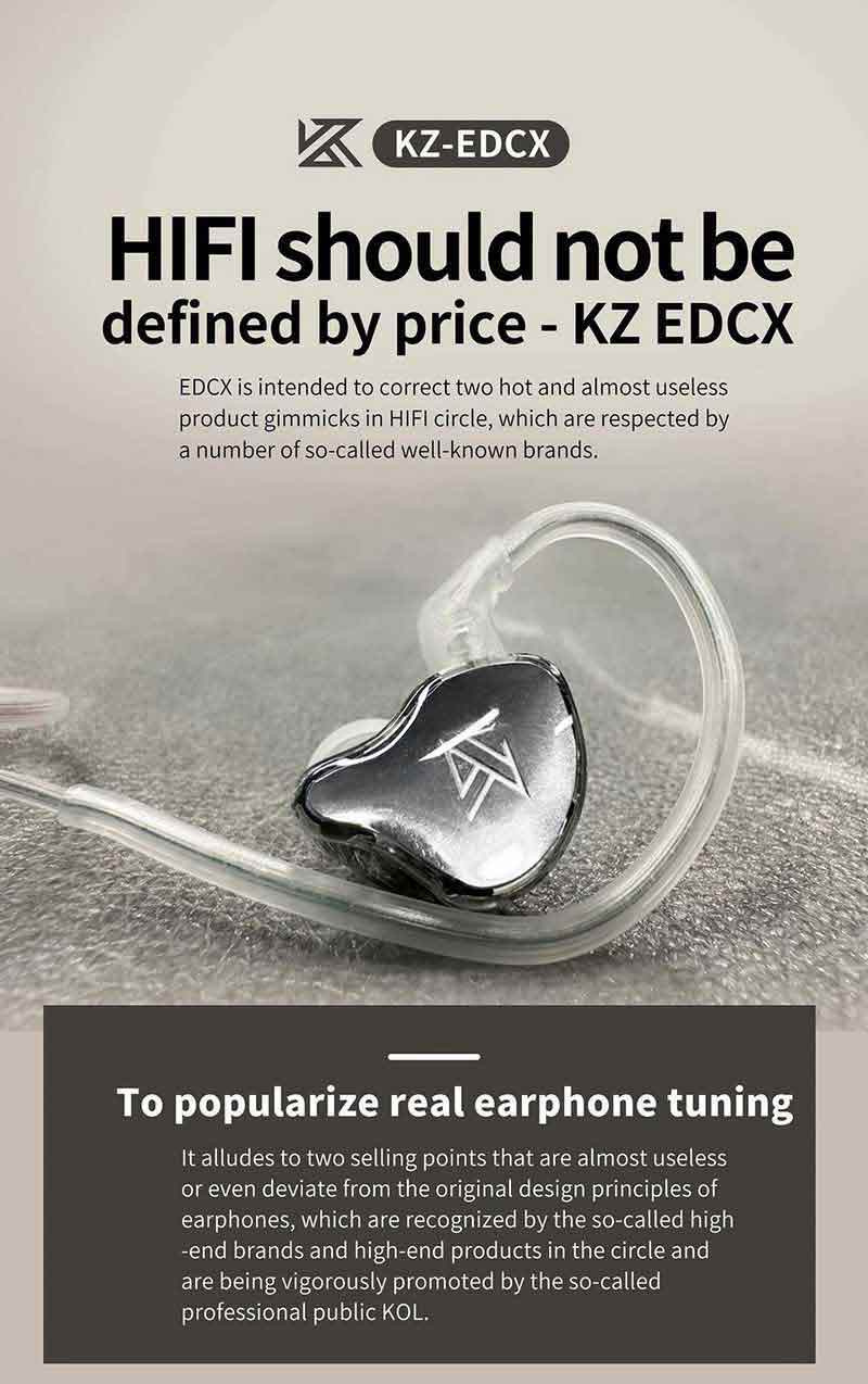 KZ หูฟัง In-Ear รุ่น EDCX